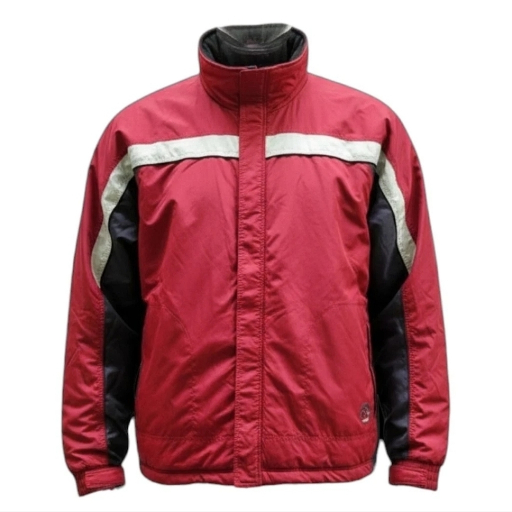 OP Ski Snowboard Jacket Fold Away Hood Sz XL Multiple Pockets Insulated Outdoors